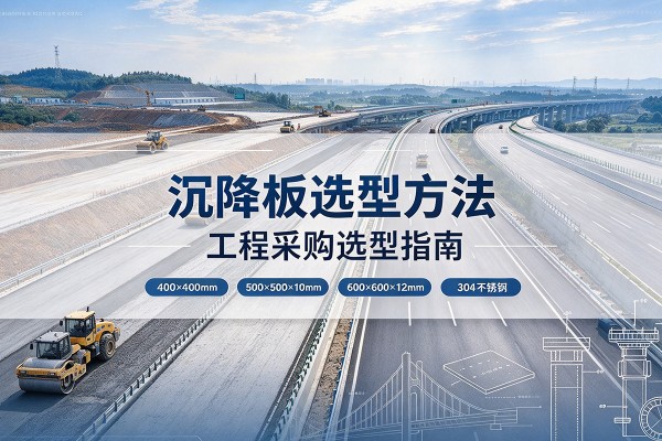余庆沉降板选择方法