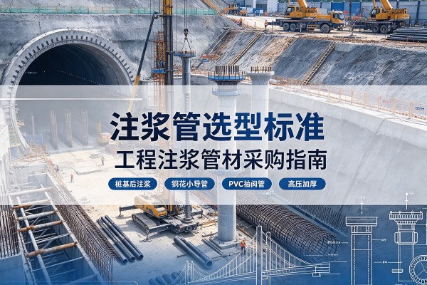 余庆注浆管选型标准