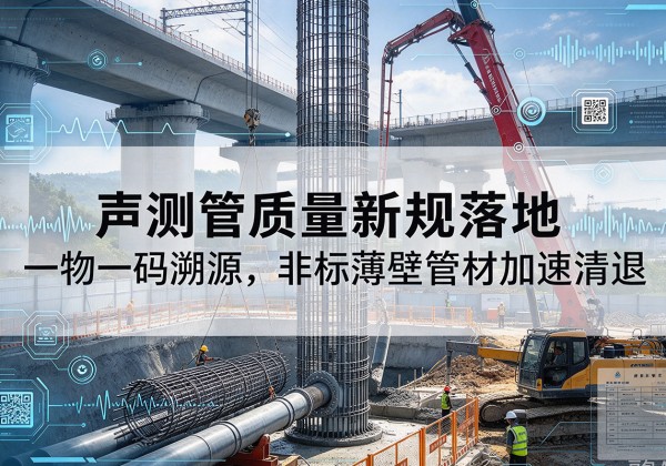 余庆声测管质量新规落地，一物一码溯源，非标薄壁管材加速清退