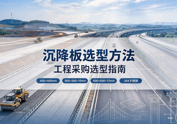 余庆沉降板选择方法